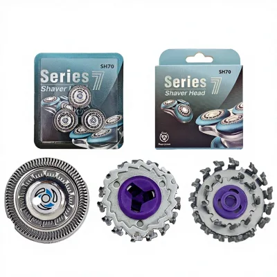 SH70 Reusable Shaver Heads S7310/S7311/S7320/S7370 Swedish Stainless Steel Blades Mesh Accessories-Metal & ABS Made in China