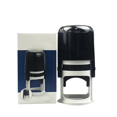 High Quality Custom Office Letter Seal Rubber Self Inking Stamp Automatic Round Self Inking Stamps