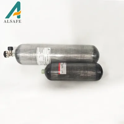 20L 208mm High Pressure Air Bottle Carbon Fiber Gas Cylinder Pressurization Tanks for Satellites