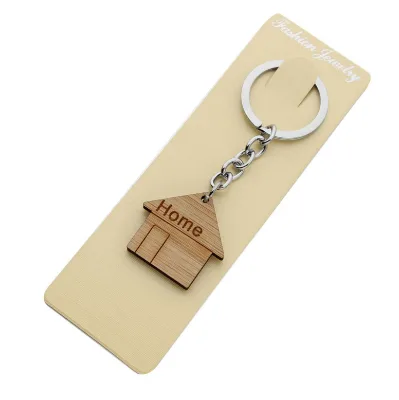 Display Wood Key Chains for Women Men/Wood Keychain Holder Blanks Bulk for Engraving Design