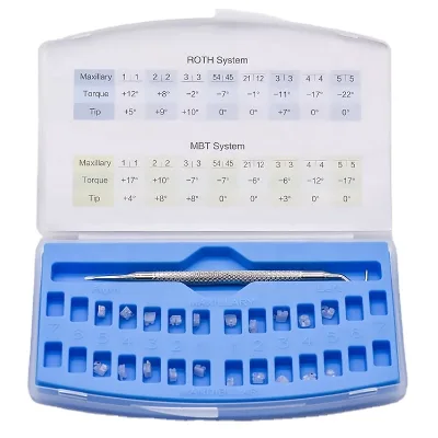 High Quality Dental Bracket Dental Orthodontic Self-ligating Ceramic Bracket Roth 022 345 Hook