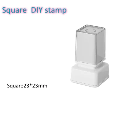 Flash Stamp Seal Material Wholesale Office Business Signature Stamp White Shell Series Rubber Stamps Bulk Supply Kids Stmp