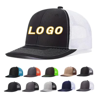 CMAX Customized Truck Driver Hat Slightly Curved Mesh Cap Outdoor Baseball Sun Protection Hats Embroidery Logo Blank Caps