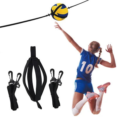 Customized logo Volleyball Training Equipment Aid, Volleyball Serve Trainer Solo Practice Trainer Kit