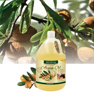 HEXFLU Pure Natural Plant Jojoba Oil 3.8L Body Massage Oil for Brightening Moisturizing Face & Body Radiant Skin All Skin Types