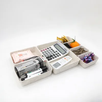 Multifunctional Felt Storage Tray for Office and Living Room Desk Drawer Organizers