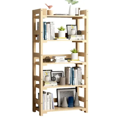 Wooden Display Shelves Snacks Cosmetics Display Convenience Store Product Multilevel Rack Home Book Rack