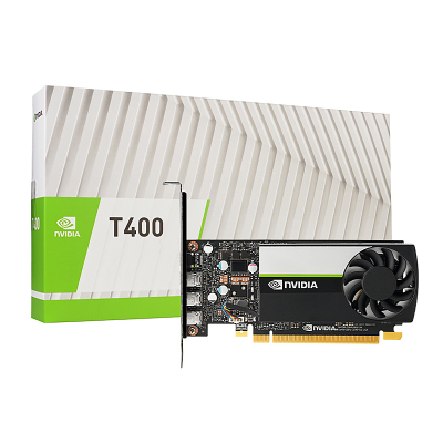 Graphic Cards T400 4GB DDR6 Graphics Card 64-bit PCI-E 3.0 X16 30W 80 /s Single Slot