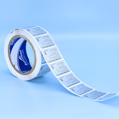Custom Silver Label Sticker