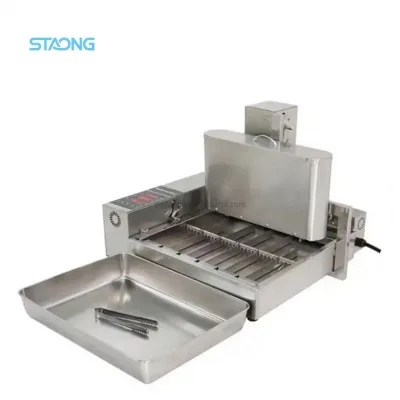 Hot Sale Commercial 4 Row Donut Making Machine Automatic Doughnut Maker Stainless Steel Mini Donuts Maker Machines
