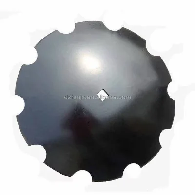Thickened Notched Manganese Steel Disc Harrow Blade for Harvesters Agricultural Machinery Parts Plough Share Harrow Plate Spare