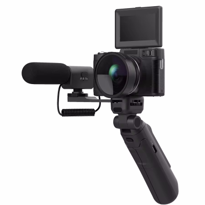 48 Mega Pixels Vlog Digital Video Camera with 3.0'' Rotation Screen and Remoter Control Camcorder