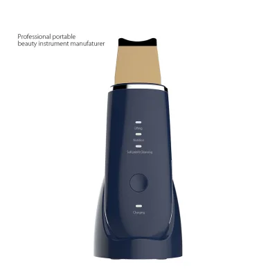 Private Label High Frequency Face Pore Cleanser Ultrasonic Professional Dead Facial Skin Scrubber