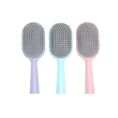 Portable Lightweight Plastic Airbag Massage Comb for Ladies Durable Curly Hair Detangler Brush