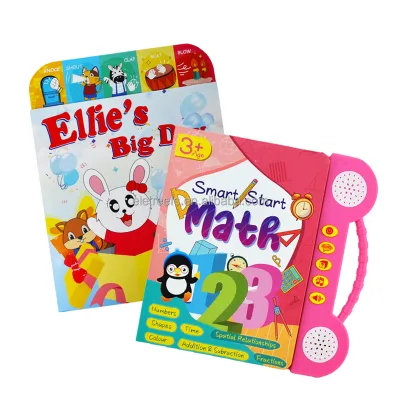Children Hindu Amharic Cardboard Sound Box Book Let'S Learn Punjabi Sound Book for Kids With Pronunciation With Usb Powered