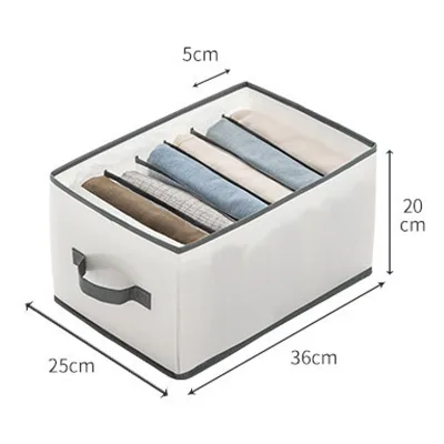 Non Woven Collapsible Multi Compartments Washable Clothes Organizers