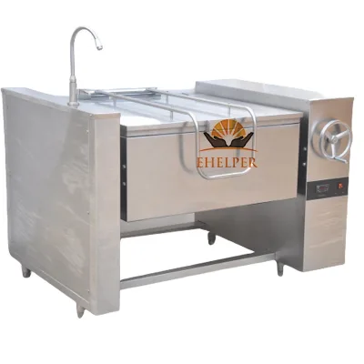 Gas Heating Tilting Brat Cooking Pan Industrial Tiltting Skillets, Restaurant Commercial Kitchenware, Hotel Cafeteria Equipment