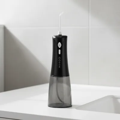 Factory Direct 335ML Mieye Black Water Pick OEM ODM IPX7 Waterproof USB-C Portable Water Flosser Oral Irrigator