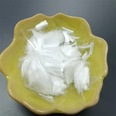 White Monofilament 6mm Polyamide Fiber Nylon Fibre for Concrete