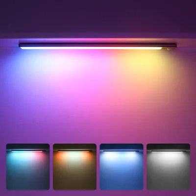 Contemporary Multifunctional LED Area Decorative Light Motion Detection White Rainbow Sunset Mood Light White