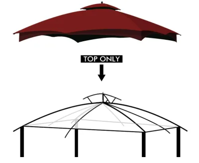 Outdoor Garden Yard 10' x 10' Gazebos Patio Garden Gazebo outdoor canopy top