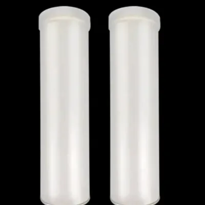 White Plastic Transparent Grease Cartridge Plastic Grease Tube