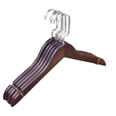 Multi Pants Hangers Wooden Coat Hanger Clothes Wooden Luxury Suit Hangers Wholesale