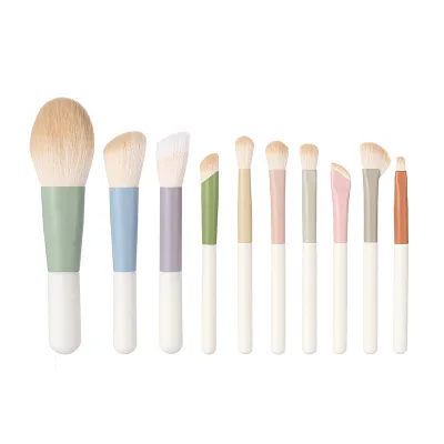 Morandi Mini Portable Makeup Brush Set Complete Set of Eyeshadow Brushes MINI Travel Makeup Brush