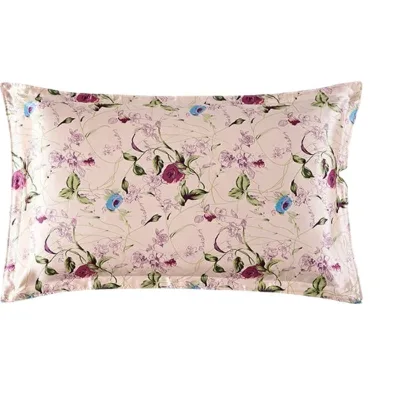 Wholesale Healthy Custom Size Multi Available Patterns Zipper Style Printed 100% Mulberry Silk Pillowcase