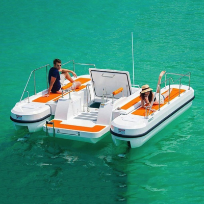 2022 New Design Underwater Sightseeing Semi Submarine Boat for Tourist