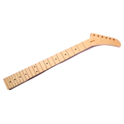Electric Guitar Neck, 22 Frets, Right Hand, Black Maple Handle