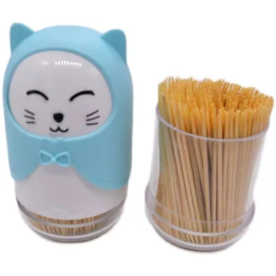 Bottled Bamboo Toothpicks Supplier Wholesale Double Headed Tooth Cleaning Disposable Bottled Toothpicks Wholesale