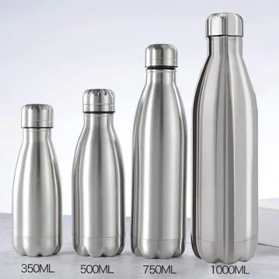 Aluminum Water Bottle - single wall Cola Shape water bottle