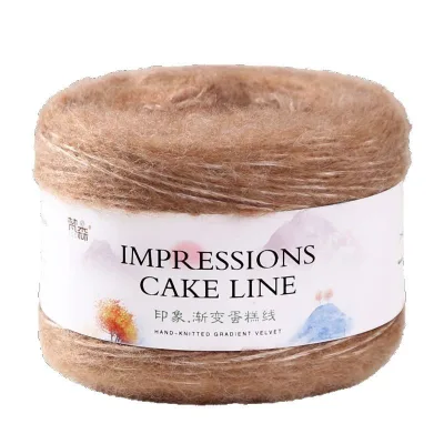 1Roll 100M Gradient Color Mariner Wool Yarn Medium Fine Thread for Sweater Scarf Hat Crochet Stick Needle Craft Supplies
