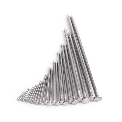 Flat Head Carbon Steel Common Round Iron Wire Nails for Hardware Retail Custom Packing