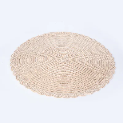 Japanese Style Anti-Scalding Placemat Eco-Friendly Cotton Dining Mat with Pattern for Home Restaurant Use New Model Hot Selling