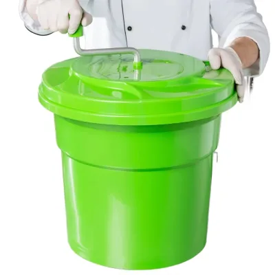 Durable Modern Minimalist Salad Dehydrator Fruit Vegetable Dehydration Storage Box Plastic Thickened Stainless Steel Handle Easy