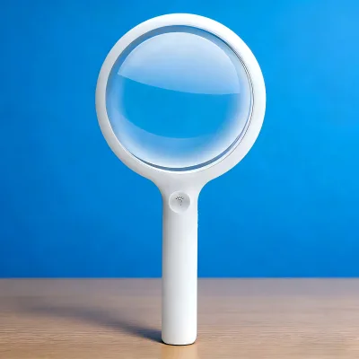 Wufan Ergonomic Comfort-Grip Long-Battery Large Lens Smart Rechargeable Magnifier Ideal for Electronics Repair & Hobby Crafting