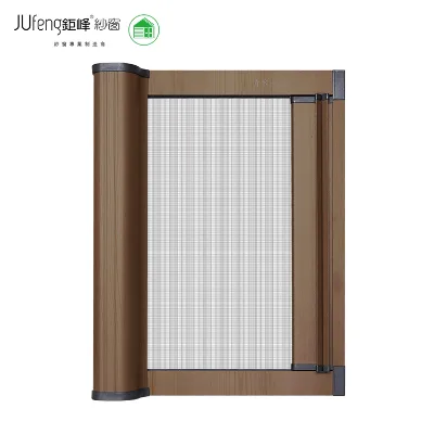 Doors and Windows Aluminum Alloy Roll Invisible Screen Window Anti-mosquito Back Roll Screen Door Push-pull Gauze Screen