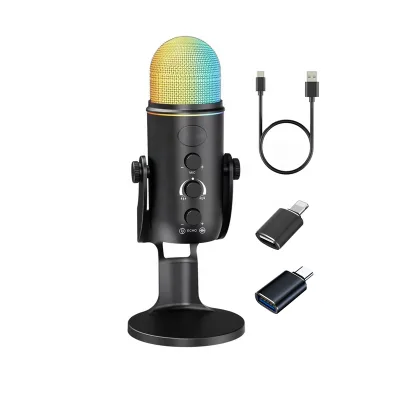S60 New Design Live Video Streaming Condenser Microphone for iPhone Computer Android Phone