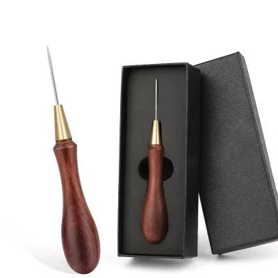 Wooden Handle Best Price Leather Sewing Awl Leather Punch Awl Leather Craft Tool Awl