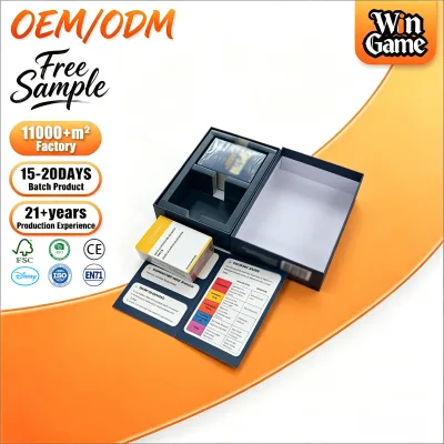 OEM Card Game Manufacturer Personalized Memory Cards and Tabletop Game Sets for Family Entertainment