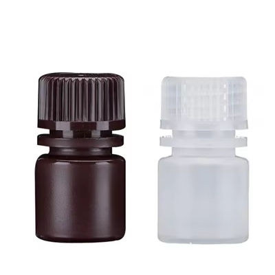 30ml Plastic Empty Bottles Wide Mouth Reagent Bottle Chemical Container With Lid for Lab