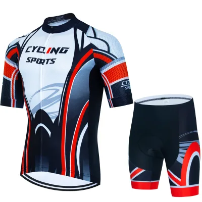 Cycling Clothing Bicycle Cycling Set Men Short Sleeve Mountain Bike Clothes Jersey Shorts Set