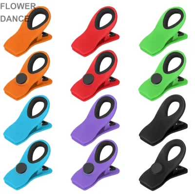 Assorted Colors Reusable Eco-Friendly Plastic Kitchen Bag Clips Magnet for Refrigerator Multifunction Design for Food Storage