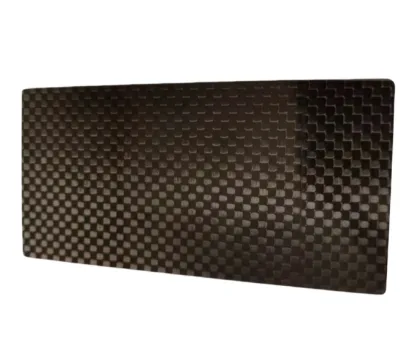 Aesthetic Carbon Fiber Sheet 1mm 2mm 3mm Decorative Smooth Panel for Architectural Interior Furniture Surface Exhibition Display