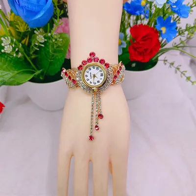 Diamond-studded High-end Full-diamond-encrusted Lady's Watch
