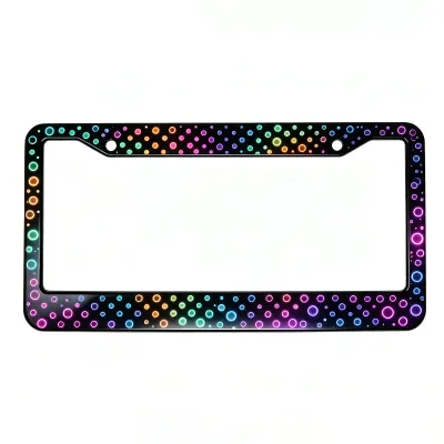 Custom US Design Car License Plate Frame Us logo Number Plate Frame License Holder Cover License Plate Frame