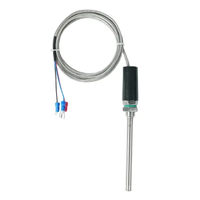 Minsen High Accuracy PT100 Temperature Sensor RTD Platinum Resistance Thermistor Stainless Steel Waterproof Industrial Probe