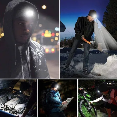 Jartown USB Charging LED Hat Running Hat with Three-Level Adjustment Multiple Choices for Cross-Border Runners & Shoes Lighting
